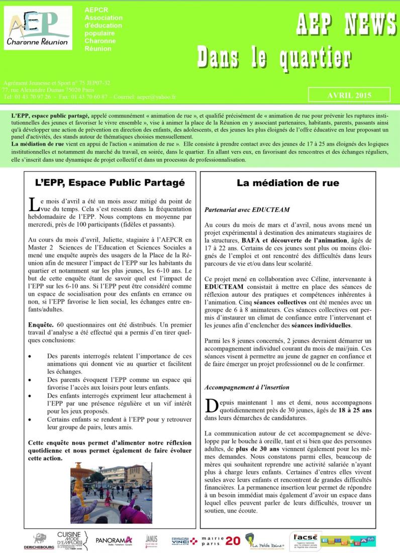 Aep news avril 2015 2