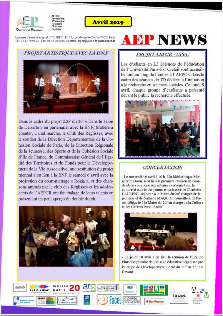 Aep news avril 2019 1