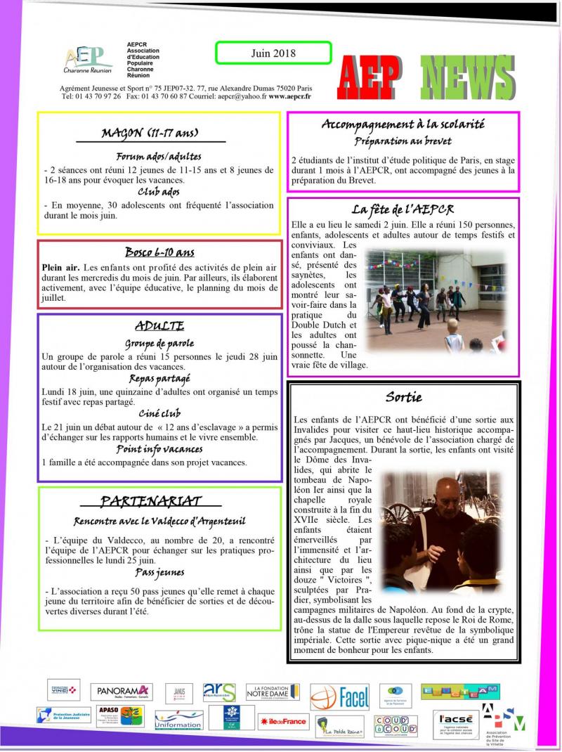 Aep news juin 2018 1