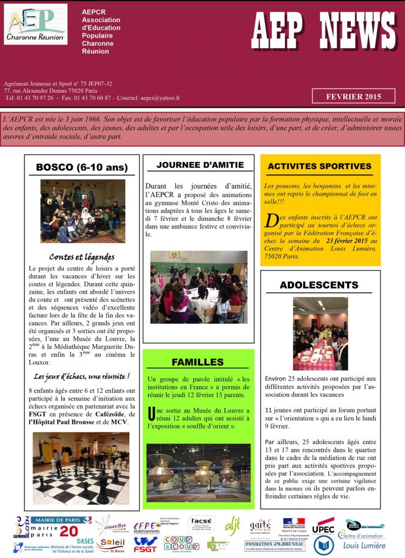 News fevrier 2015 1