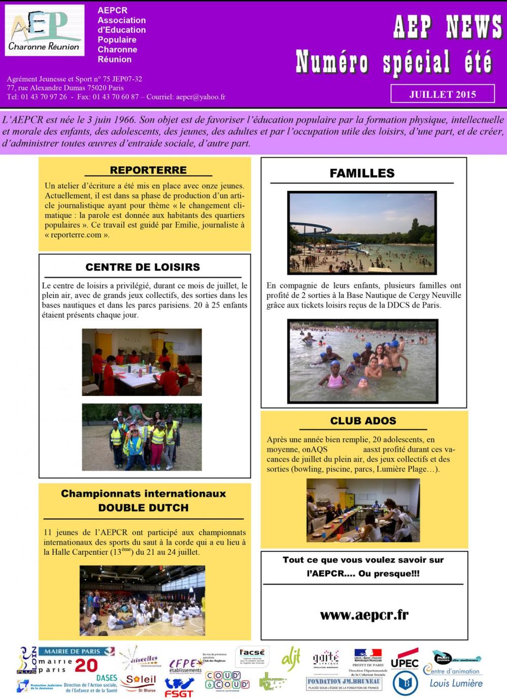 News juillet 2015 1